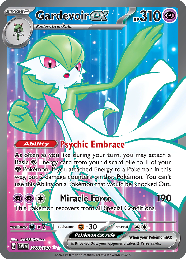 Scarlet & Violet Gardevoir EX #228/198